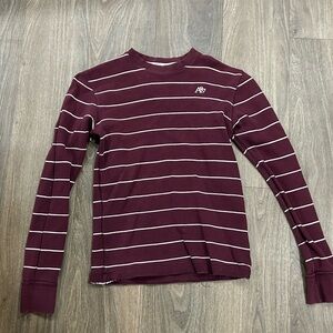 Aeropostale Men’s Long Sleeve Striped  Shirt Size Small